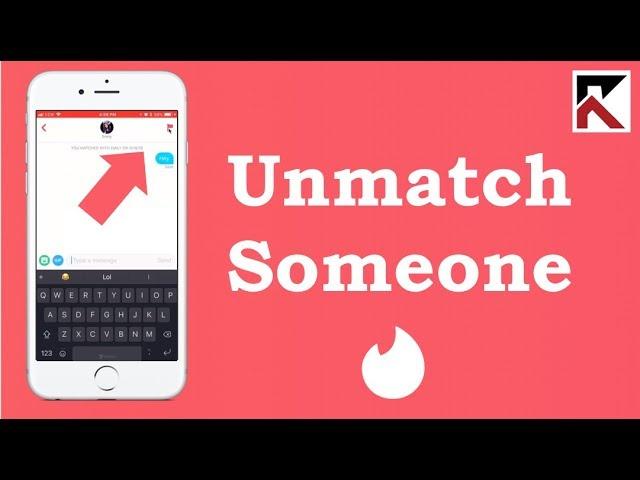 How to unmatch on Tinder