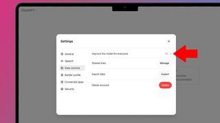 Your ChatGPT data automatically trains its AI models – unless you turn off this setting