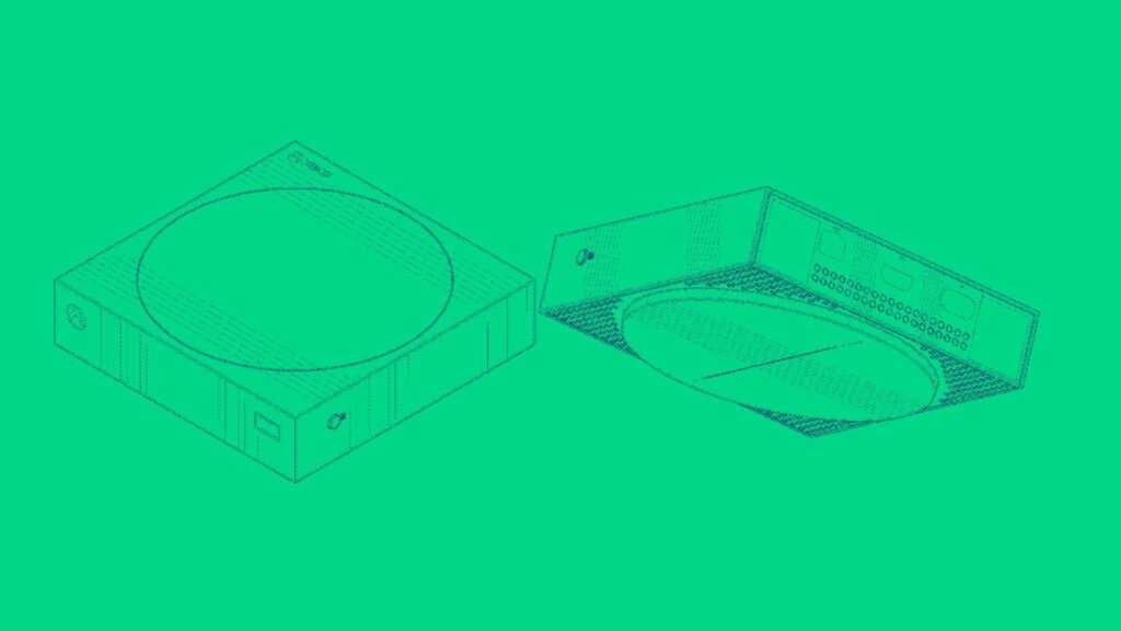 A leaked patent shows us our first detailed look at Xbox’s canceled Keystone cloud console