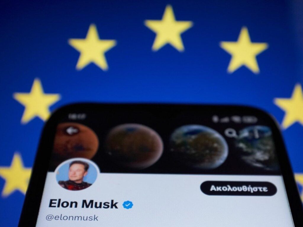 Blue checks on X are bad now, EU says