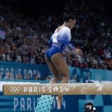 Suni Lee wins Olympic TikTok meme by poking fun at her balance beam fall