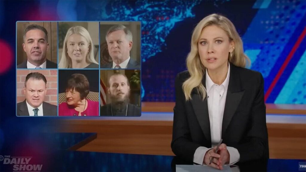 ‘The Daily Show’ brutally mocks Project 2025’s leaked training videos