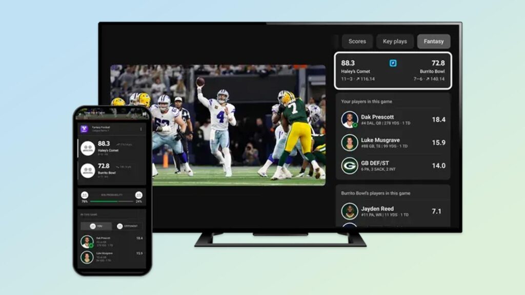 YouTube TV scores a touchdown with custom multiview setups and a way to monitor fantasy rosters