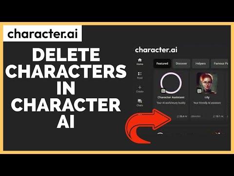 How to delete a character from Character AI